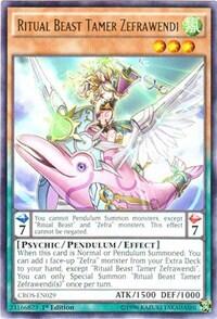 Ritual Beast Tamer Zefrawendi (CROS-EN029) [Crossed Souls]