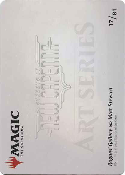 Rogues' Gallery // Rogues' Gallery (ASNC-017) - New Capenna Art Series (Borderless) Foil