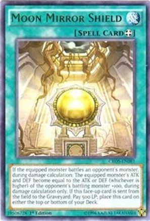 Moon Mirror Shield (CROS-EN081) - Crossed Souls 1st Edition