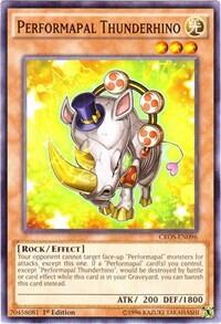 Performapal Thunderhino (CROS-EN096) [Crossed Souls]