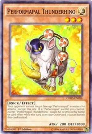 Performapal Thunderhino (CROS-EN096) - Crossed Souls Unlimited