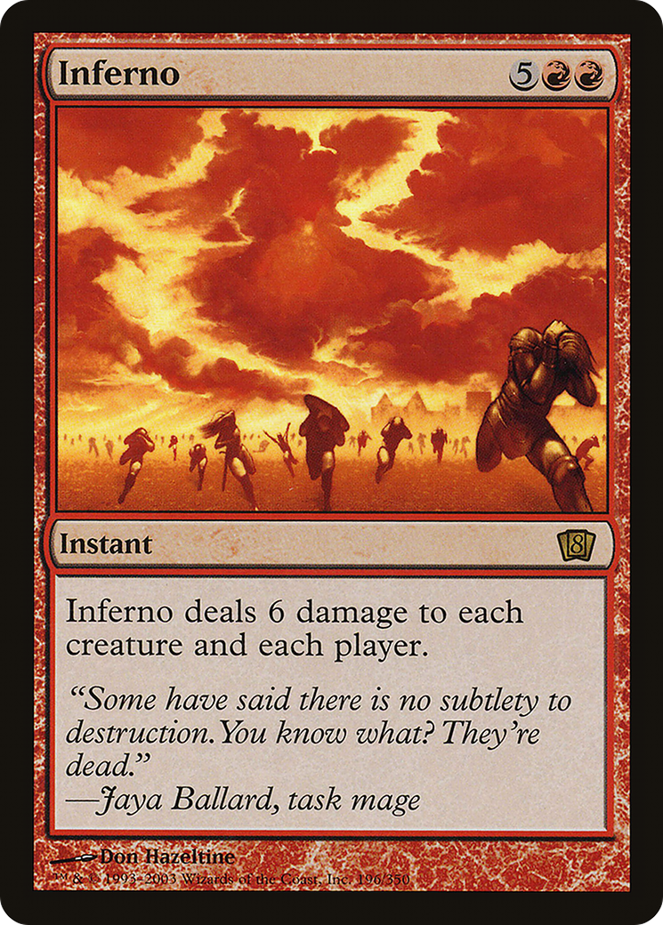 Inferno (8ED-196★) - 8th Edition