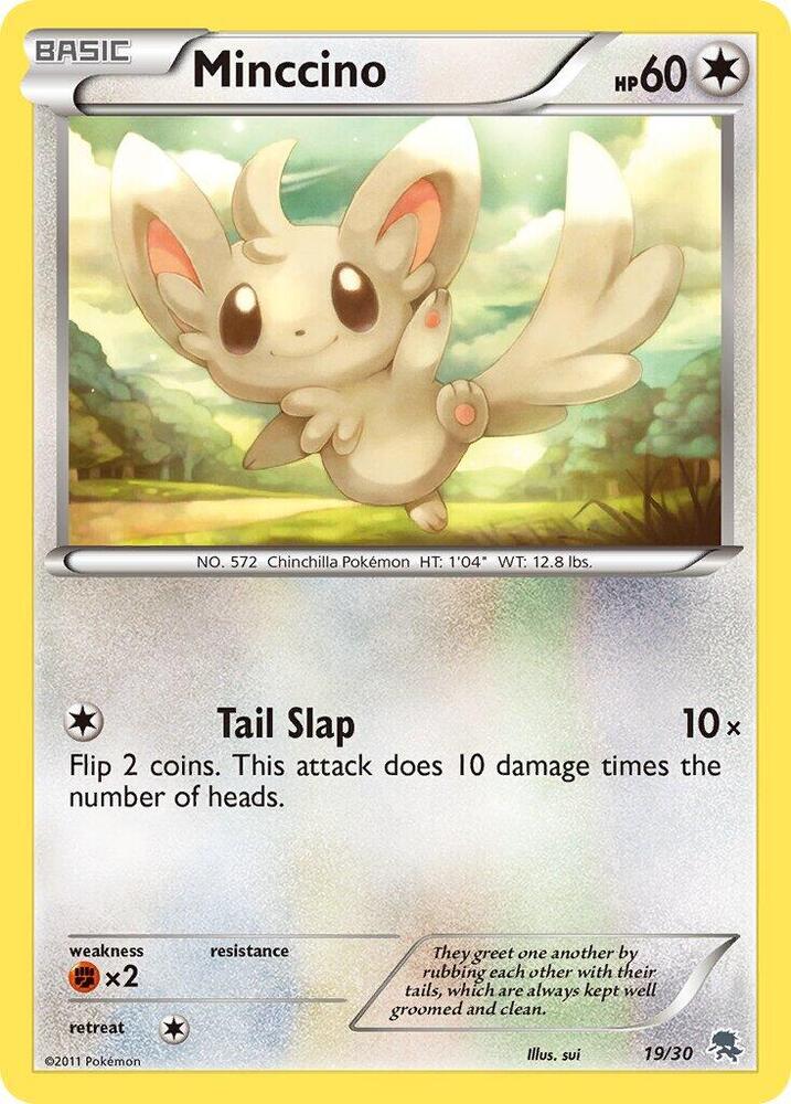 Minccino (#19) (19/30) [BW Trainer Kit: Excadrill & Zoroark]