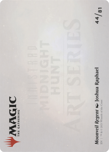 Moonveil Regent // Moonveil Regent (AMID-044) - Midnight Hunt Art Series (Borderless) Foil