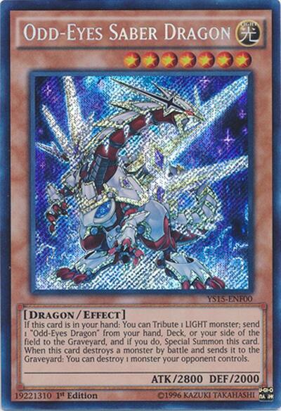 Odd-Eyes Saber Dragon (YS15-ENF00) [Starter Deck: Saber Force]