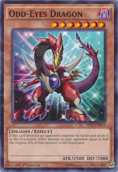 Odd-Eyes Dragon (Shatterfoil) (YS15-ENF03) [Starter Deck: Saber Force]