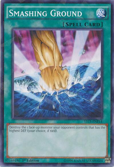 Smashing Ground (Shatterfoil) (YS15-ENF14) [Starter Deck: Saber Force]