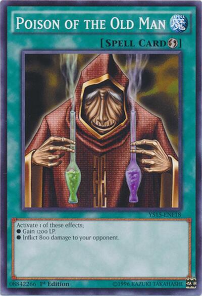 Poison of the Old Man (YS15-ENF18) [Starter Deck: Saber Force]