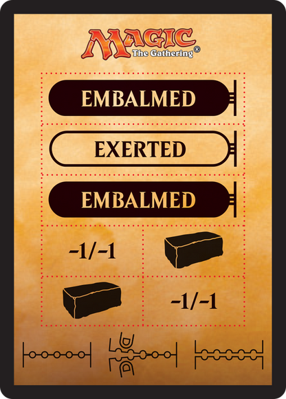 Punch Card Token (AKH-026) - Amonkhet Tokens Foil