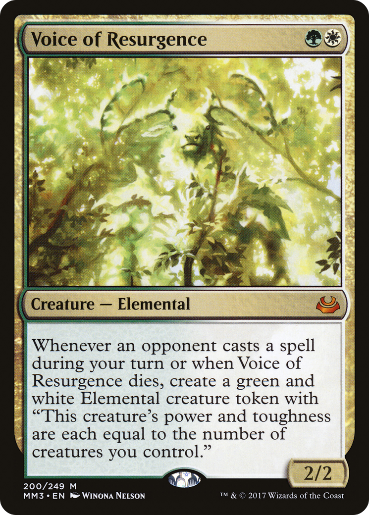 Voice of Resurgence (MM3-200) - Modern Masters 2017 Foil