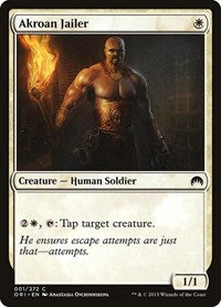 Akroan Jailer (1) [Magic Origins]