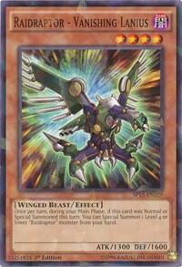 Raidraptor - Vanishing Lanius (Shatterfoil) (SP15-EN029) [Star Pack ARC-V]