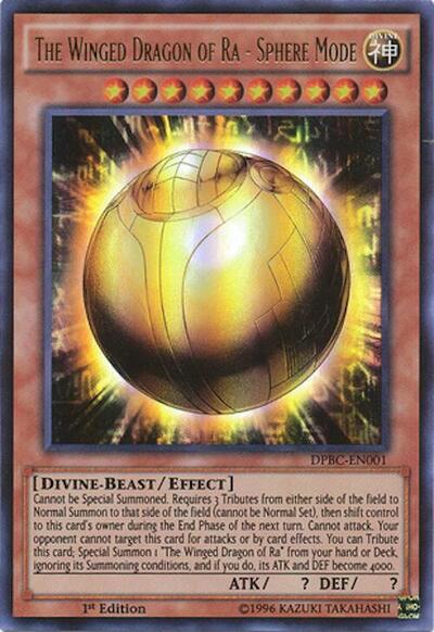 The Winged Dragon of Ra - Sphere Mode (DPBC-EN001) [Duelist Pack: Battle City]