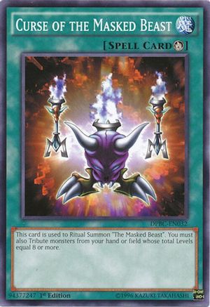 Curse of the Masked Beast (DPBC-EN032) - Duelist Pack: Battle City 1st Edition