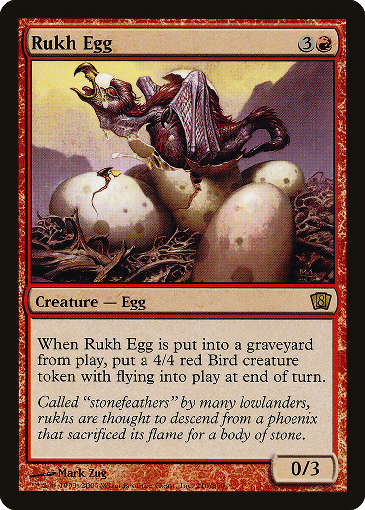 Rukh Egg (8ED-216★) - 8th Edition Foil