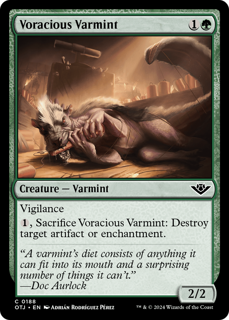 Voracious Varmint (OTJ-188) - Outlaws of Thunder Junction