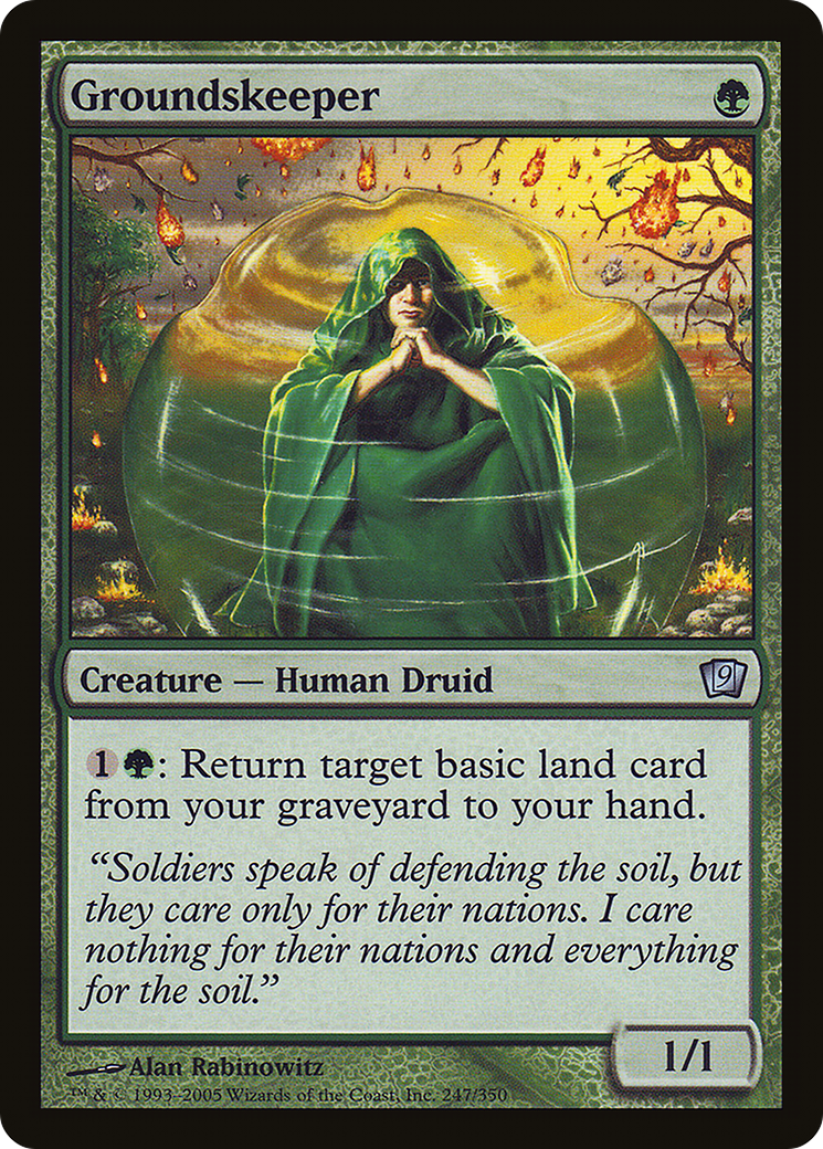 Groundskeeper (9ED-247★) - 9th Edition Foil