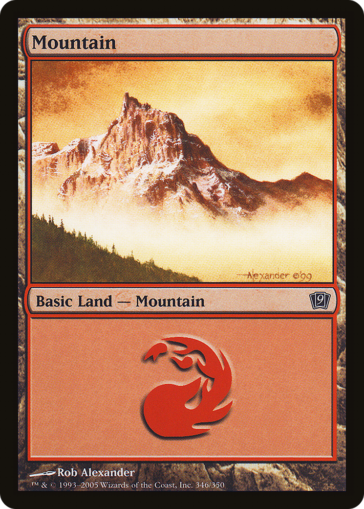 Mountain (9ED-346★) - 9th Edition