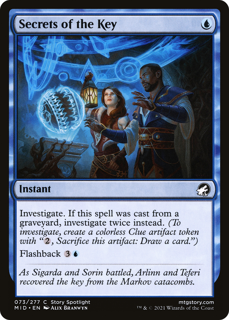 Secrets of the Key (MID-073) - Innistrad: Midnight Hunt Foil