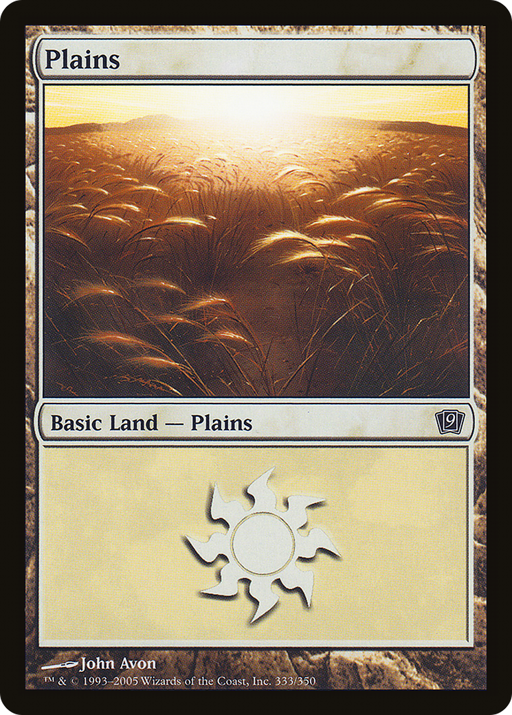Plains (9ED-333★) - 9th Edition