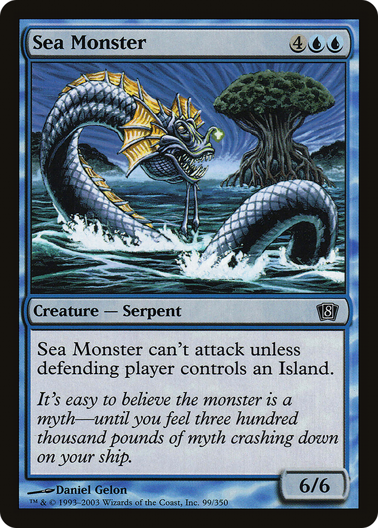 Sea Monster (8ED-99★) - 8th Edition Foil