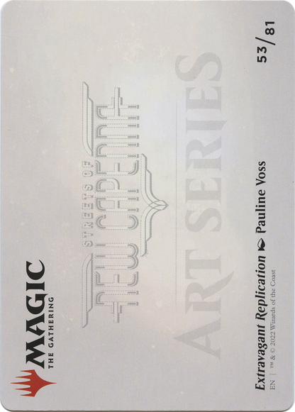 Extravagant Replication // Extravagant Replication (ASNC-053) - New Capenna Art Series (Borderless) Foil