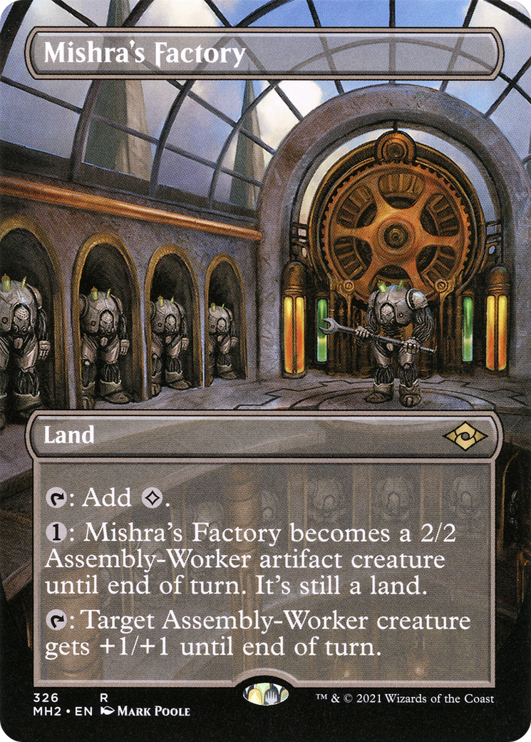 Mishra's Factory (Borderless) (MH2-326) - Modern Horizons 2 Foil