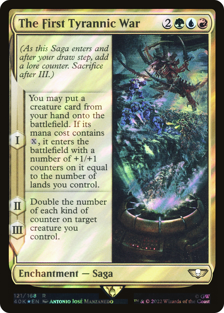 The First Tyrannic War (Surge Foil) (40K-121) - Warhammer 40,000 Commander Foil