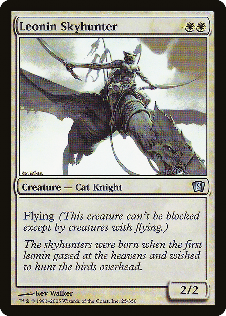 Leonin Skyhunter (9ED-25★) - 9th Edition