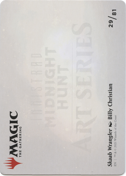 Skaab Wrangler // Skaab Wrangler (AMID-029) - Midnight Hunt Art Series (Borderless) Foil
