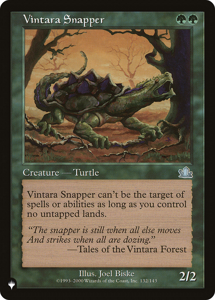 Vintara Snapper (LIST-132/143) - The List
