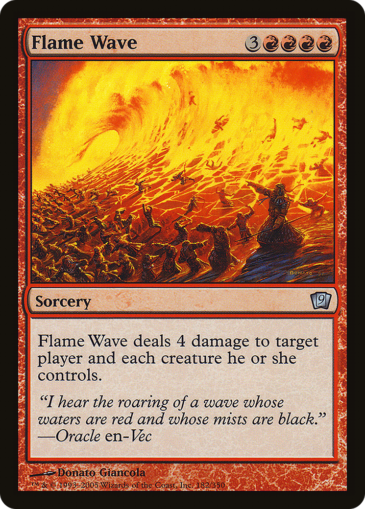 Flame Wave (9ED-182★) - 9th Edition