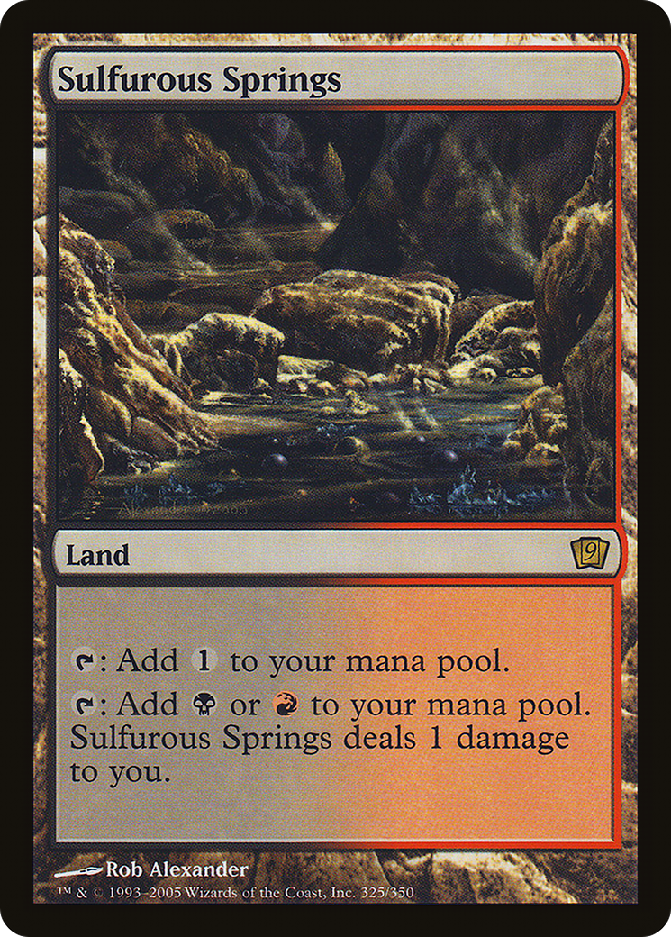 Sulfurous Springs (9ED-325★) - 9th Edition Foil