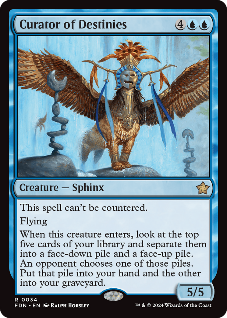 Curator of Destinies (FDN-034) - Foundations Foil