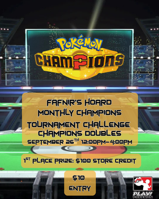Pokemon Champions September VGC Challenge Tournament Event Ticket