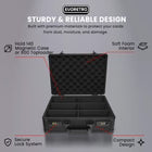 EVORETRO Toploader Card Storage Box for 140 Magnetic Case & 600 Toploader Combination Lock