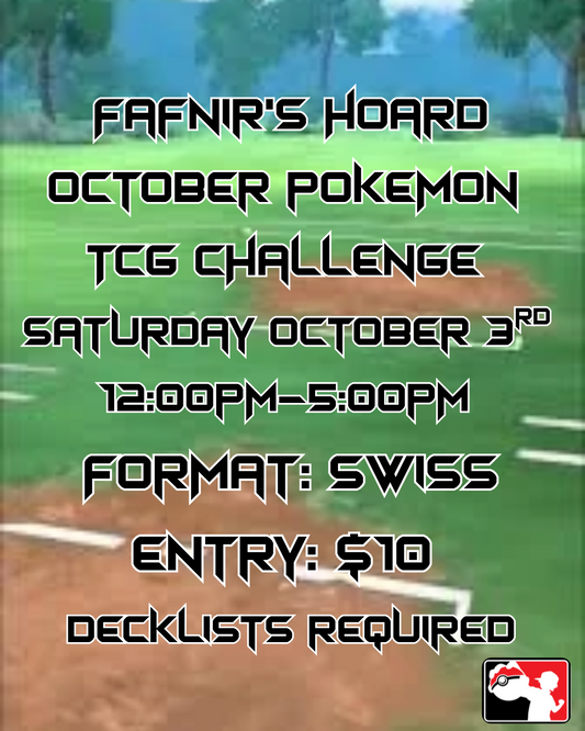 Pokemon TCG Challenge October Event Ticket