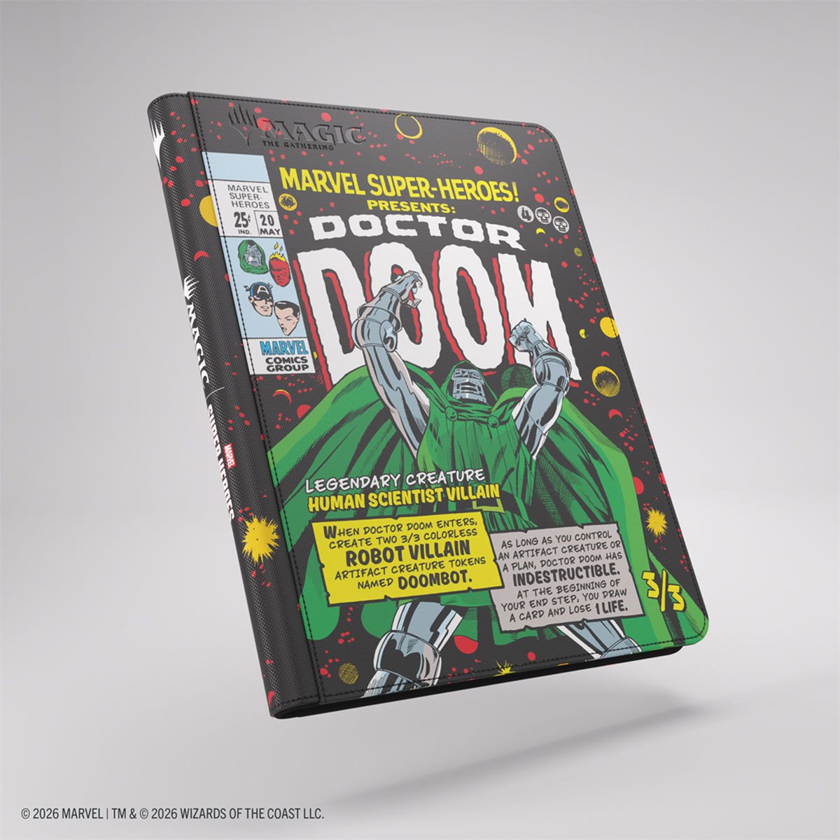 Doctor Doom Zip-Up Album 360 pocket