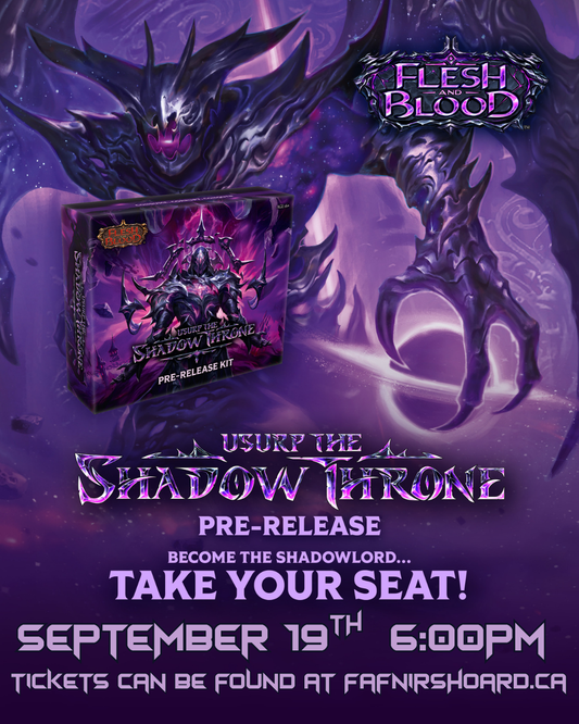 Flesh and Blood Usurp the Shadow Throne Pre-Release Ticket