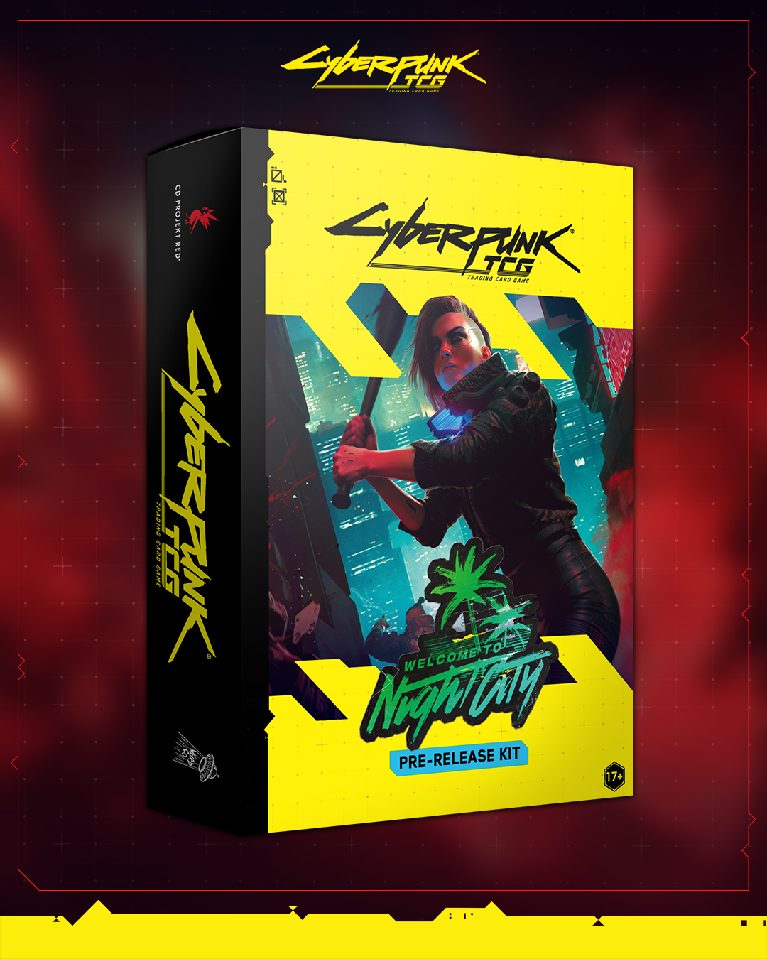 Cyberpunk TCG Welcome To Night City Pre-Release Kit & Event Ticket