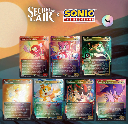 Secret Lair x Sonic: Friends & Foes Foil Edition