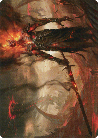 Ashen Reaper // Ashen Reaper (AMOM-046) - March of the Machine Art Series (Borderless) Foil