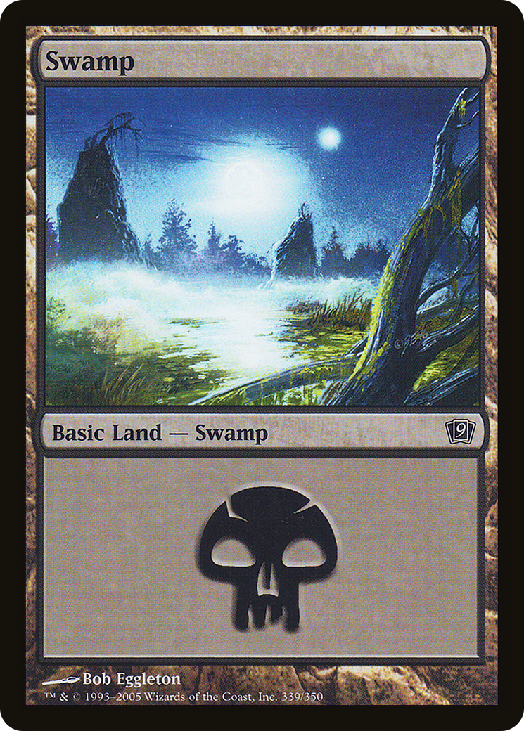 Swamp (9ED-339★) - 9th Edition
