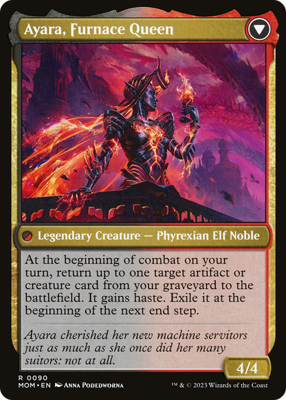 Ayara, Widow of the Realm (MOM-090) - March of the Machine Foil