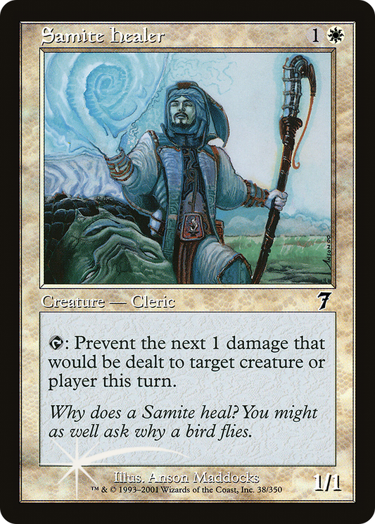 Samite Healer (7ED-38★) - 7th Edition Foil