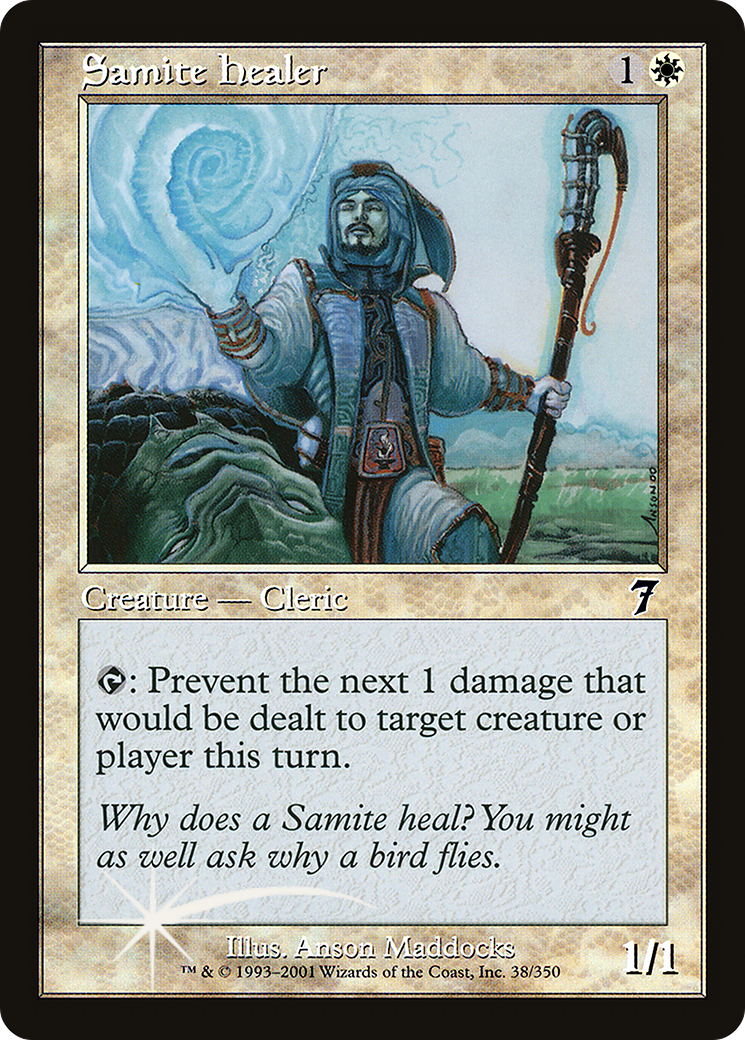 Samite Healer (7ED-38★) - 7th Edition