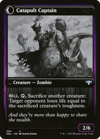 Catapult Fodder (DBL-366) - Innistrad: Double Feature: (Double Faced Transform) Foil