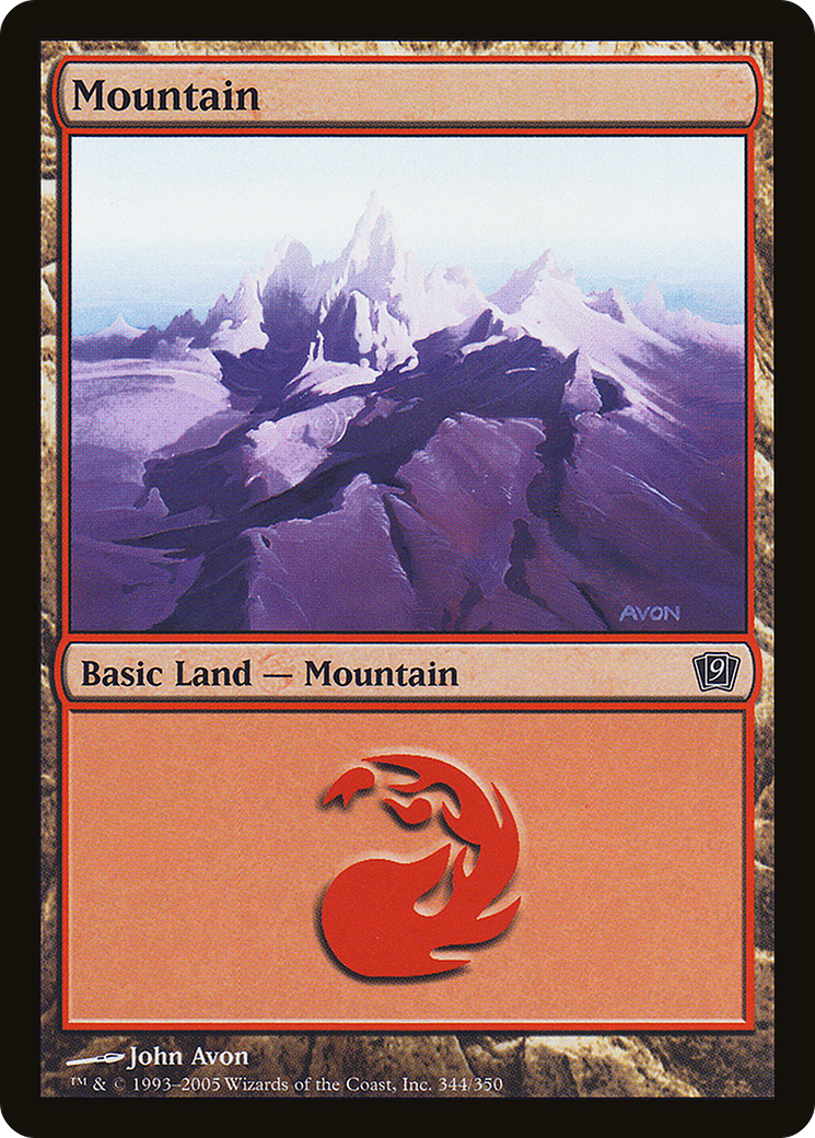 Mountain (9ED-344★) - 9th Edition