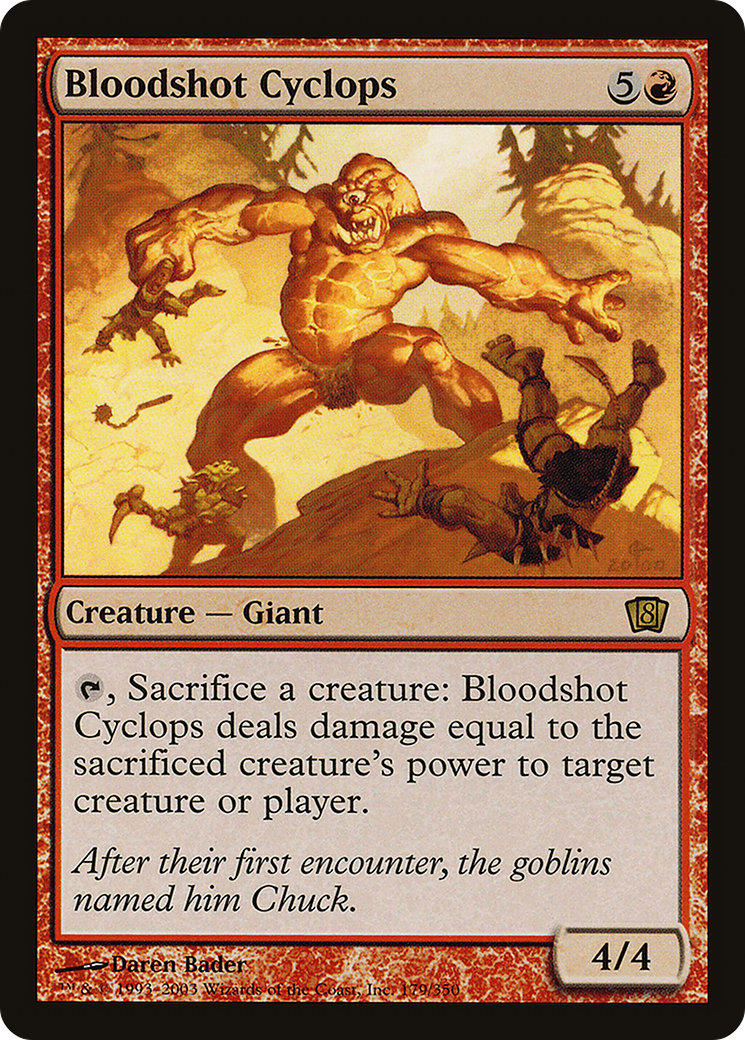 Bloodshot Cyclops (8ED-179★) - 8th Edition