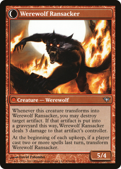 Afflicted Deserter (DKA-081) - Dark Ascension: (Double Faced Transform) Foil